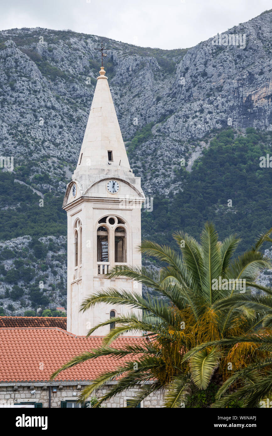 06 MAY 2019. Zaostrog, Croatia. Franciscan Monastery of St. Mary. Makarska Riviera Stock Photo