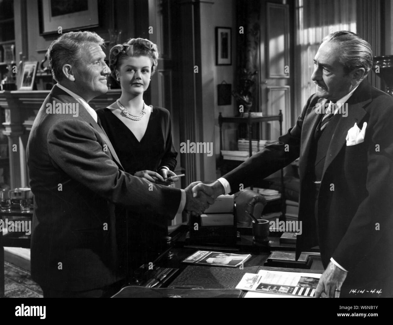 SPENCER TRACY , ANGELA LANSBURY and ADOLPHE MENJOU in STATE OF THE UNION (1948), directed by FRANK CAPRA. Credit: M.G.M / Album Stock Photo