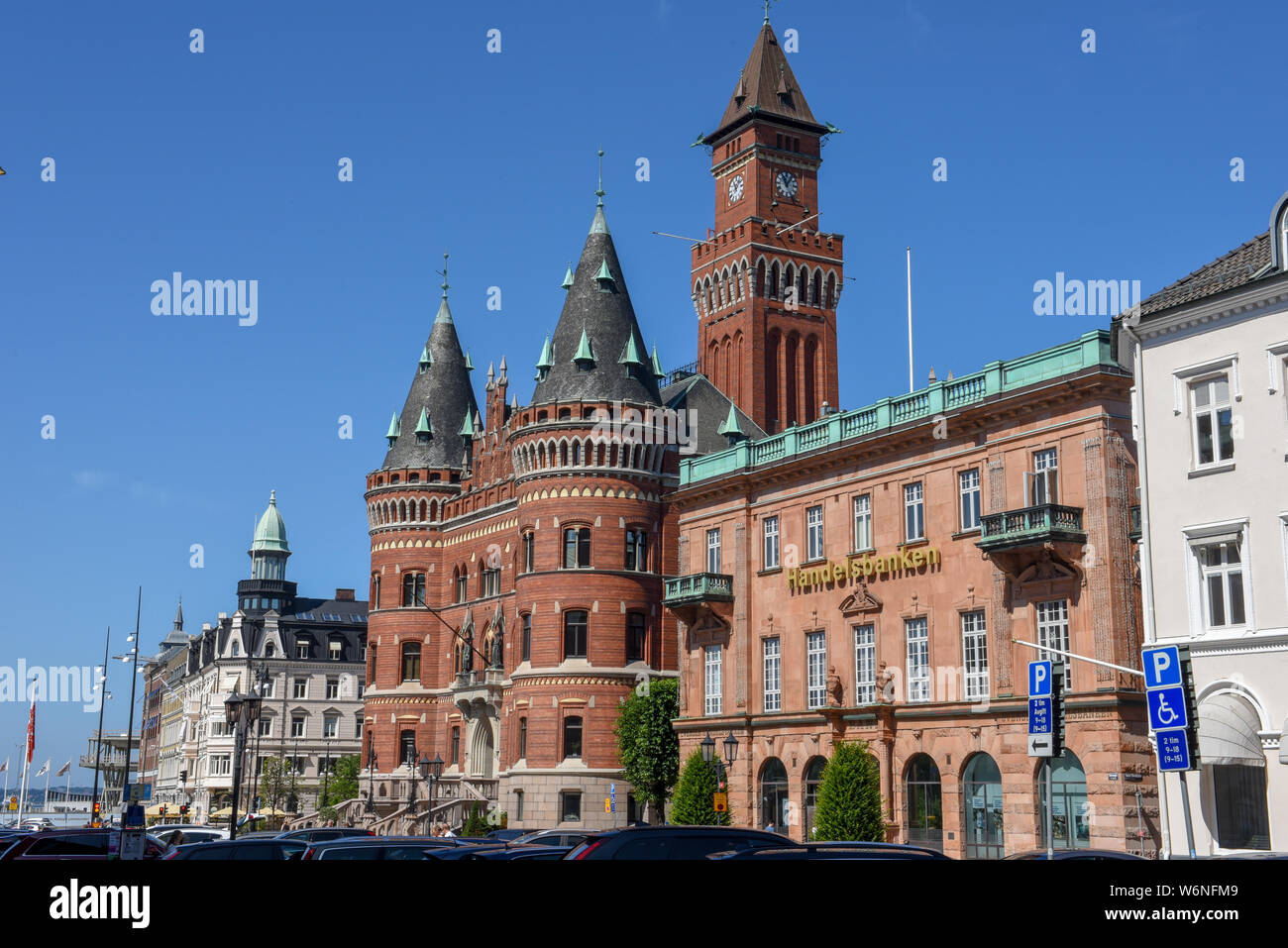 HELSINGBORG, SWEDEN - JANUARY 14, 2016: An Elevated View Of The Swedish  City Of Helsingborg During Some Wintry Weather Conditions. Stock Photo,  Picture and Royalty Free Image. Image 59974866., image size:1300x957