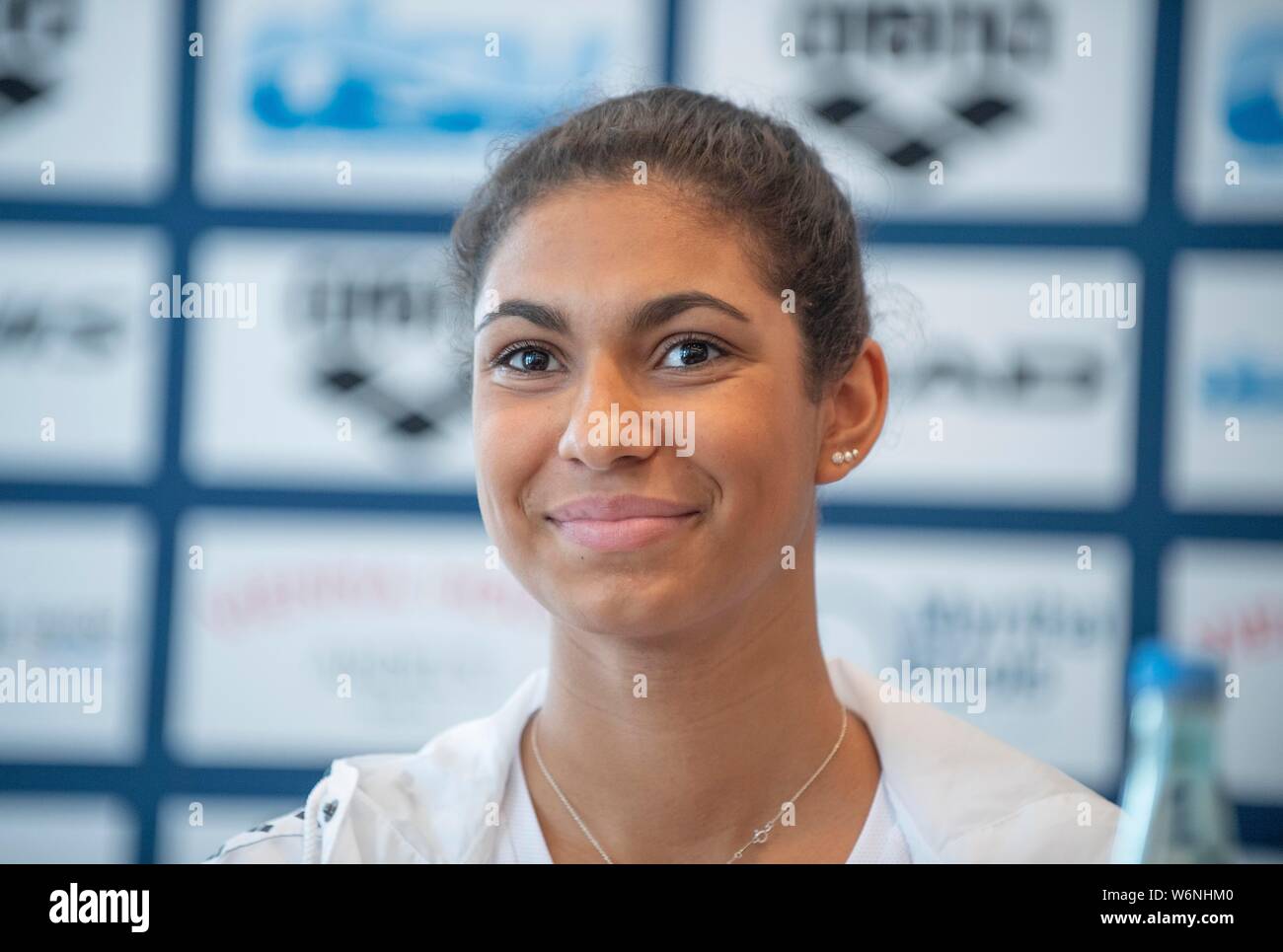 Anna Elendt Dsw 1912 Darmstadt Press Conferences Dsv On 01 08 2019 German Championships Swimming 2019 From 01 08 04 08 2019 In Berlin Germany Usage Worldwide Stock Photo Alamy