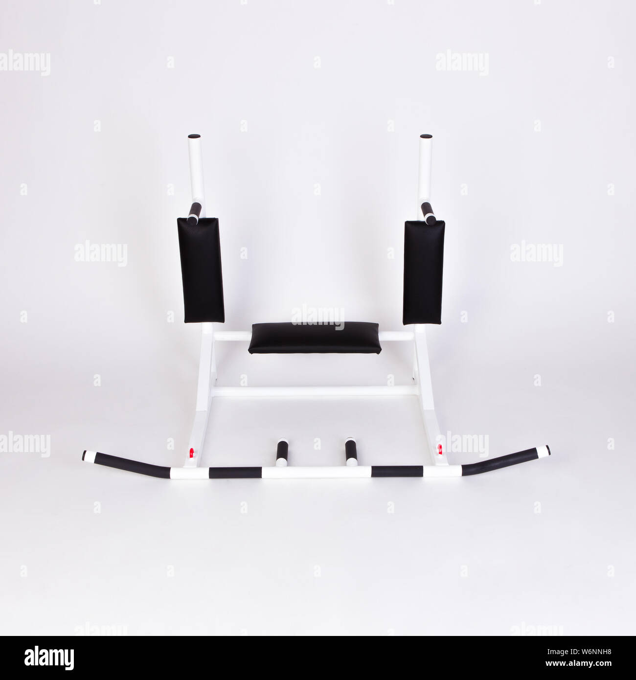 Sports wall horizontal bar isolated on white background Stock Photo Alamy