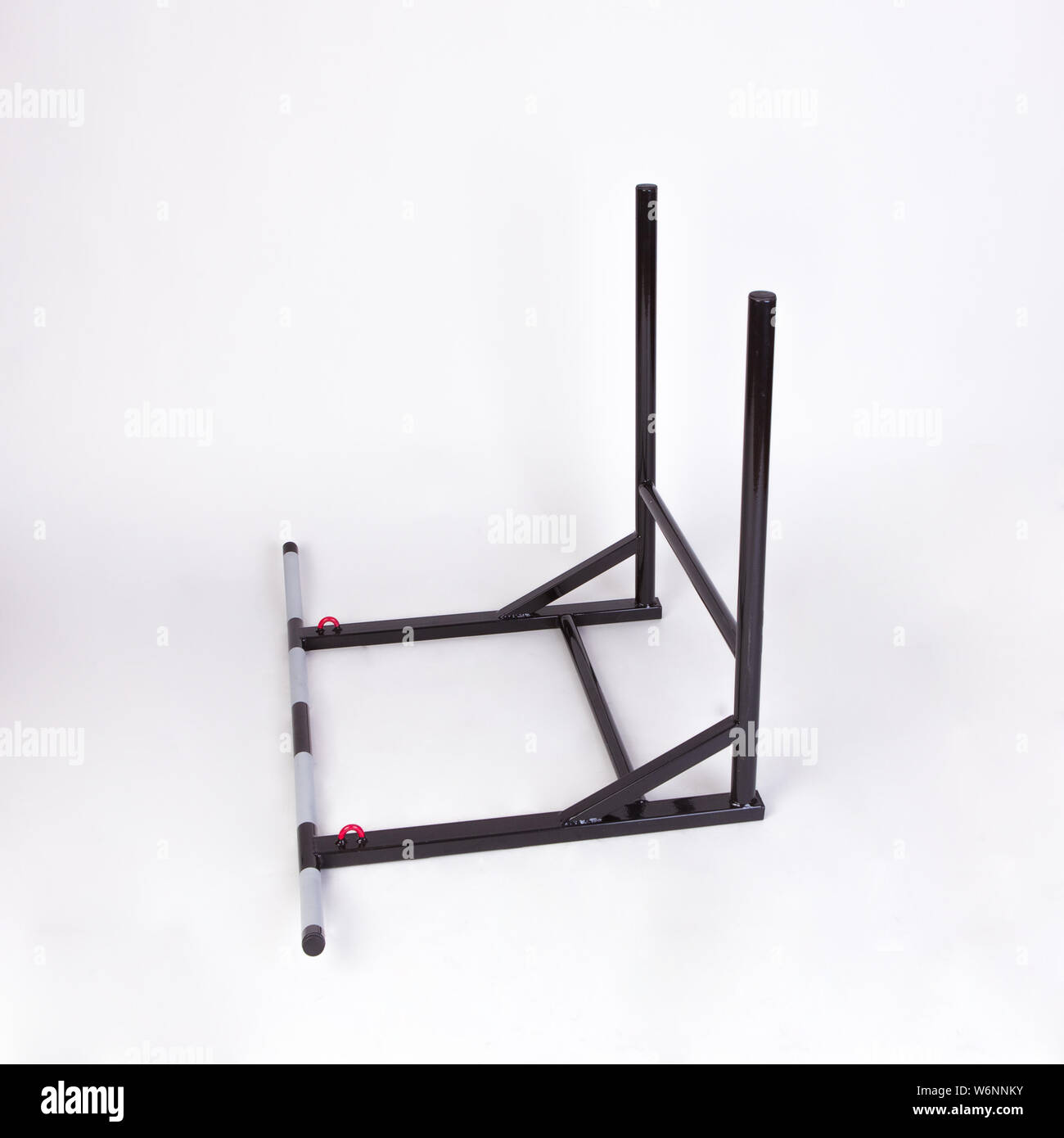 Sports wall horizontal bar isolated on white background Stock Photo Alamy