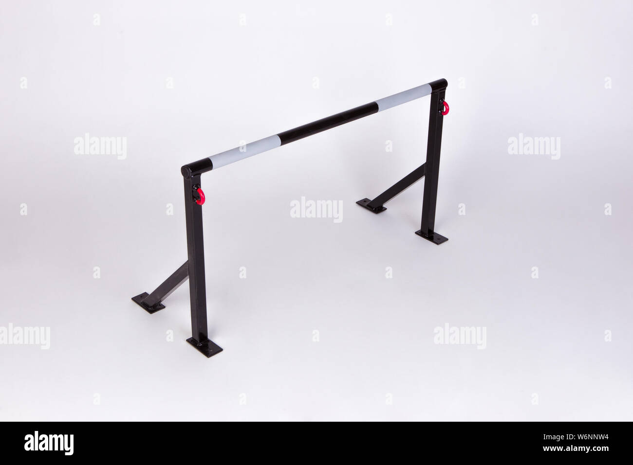 Sports wall horizontal bar isolated on white background Stock Photo Alamy