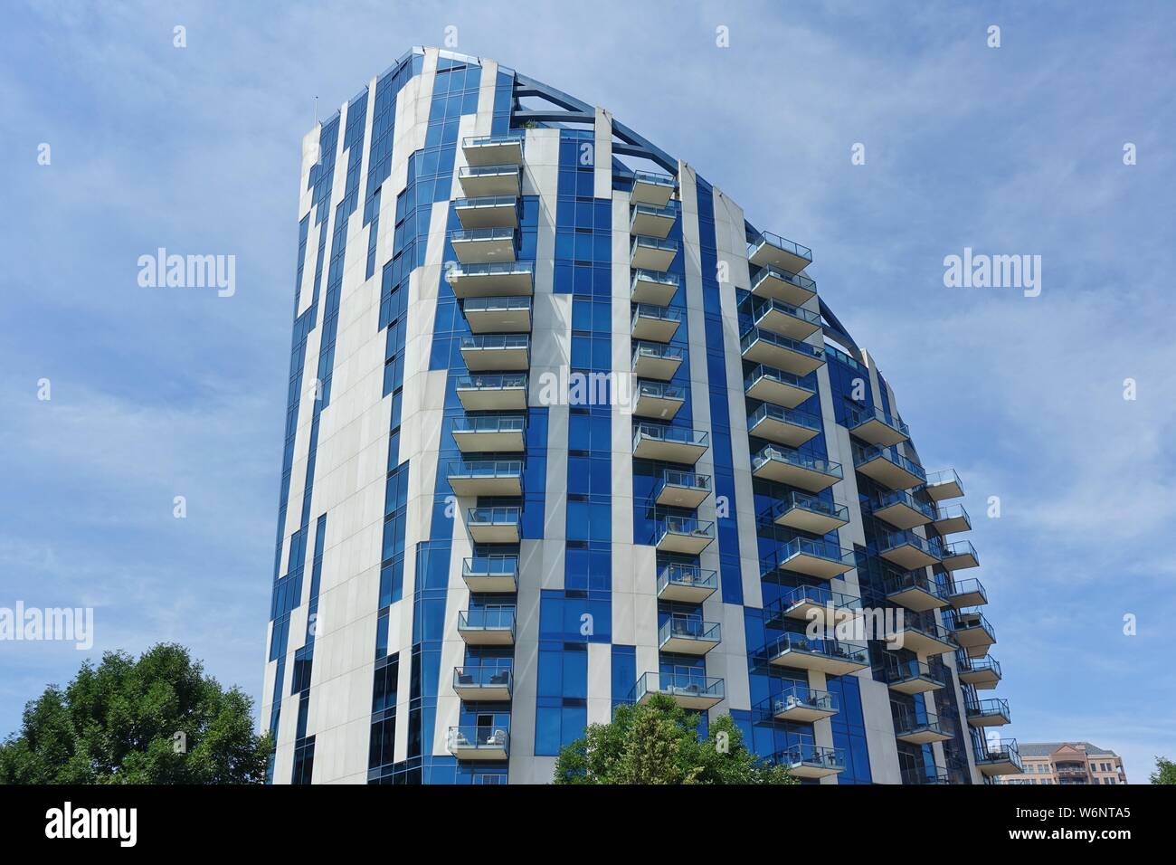 CINCINNATI, OH -13 JUL 2019- View of the Ascent at Roebling’s Bridge, a ...