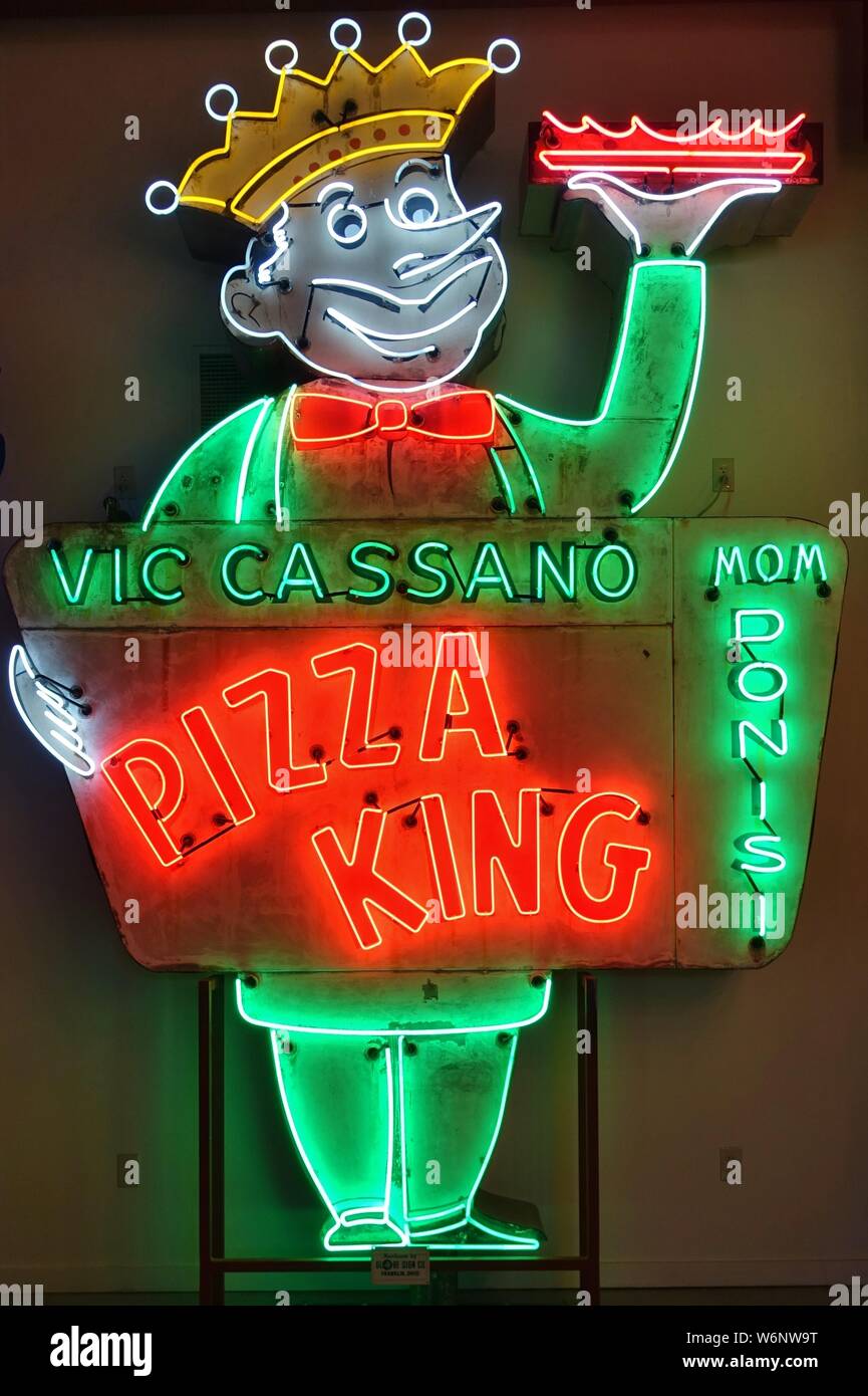 CINCINNATI, OH 13 JUL 2019 View of the American Sign Museum, a