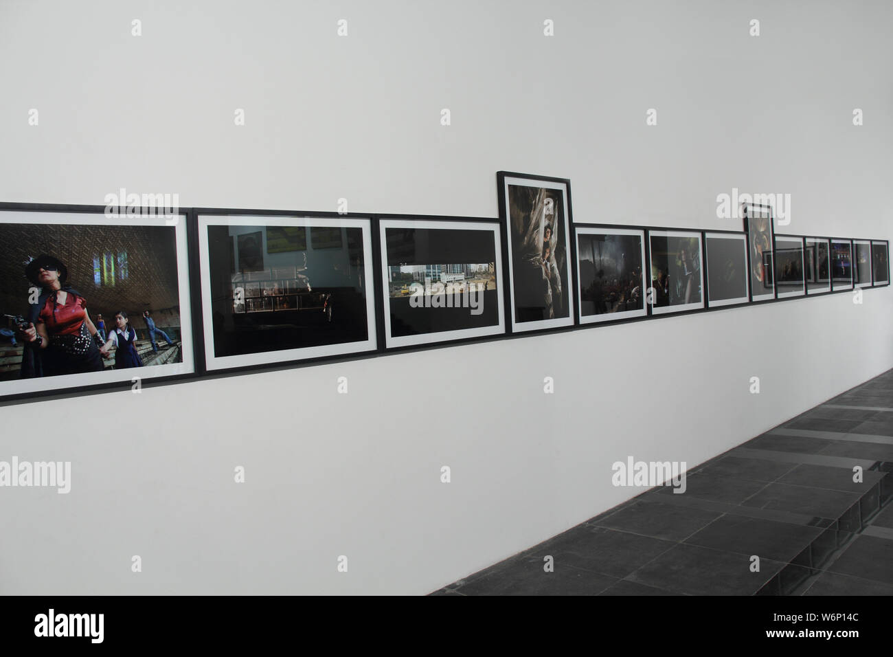 Paintings exhibition in an art museum, National Museum, Janpath, New