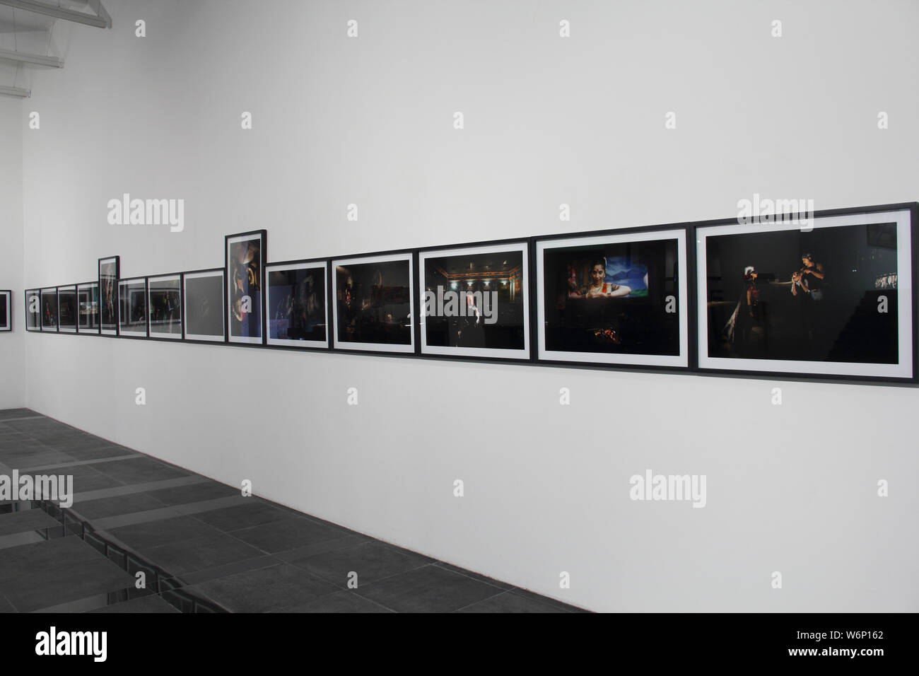 Paintings exhibition in an art museum, National Museum, Janpath, New