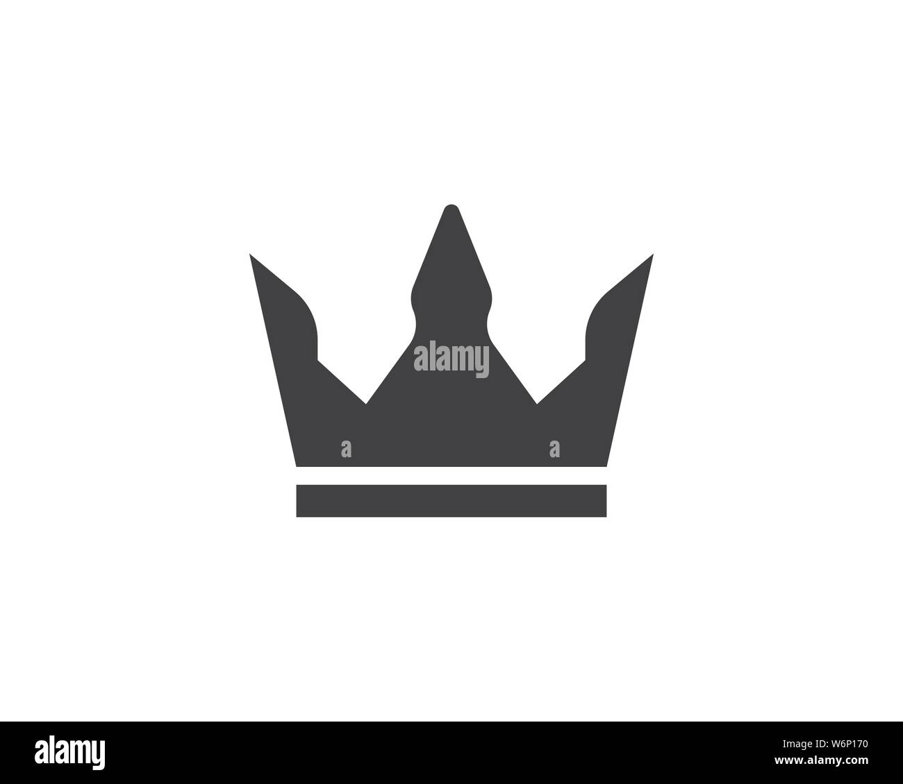 royal crown logo icon vector illustration design Stock Vector Image ...