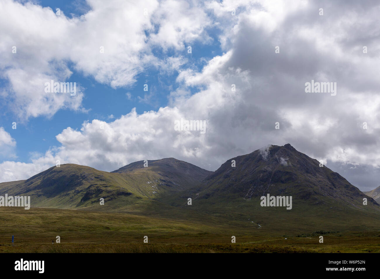 Landscape view of Creise and meall a bhuiridh at Glen Coe in the scottish Highlands. Stock Photo