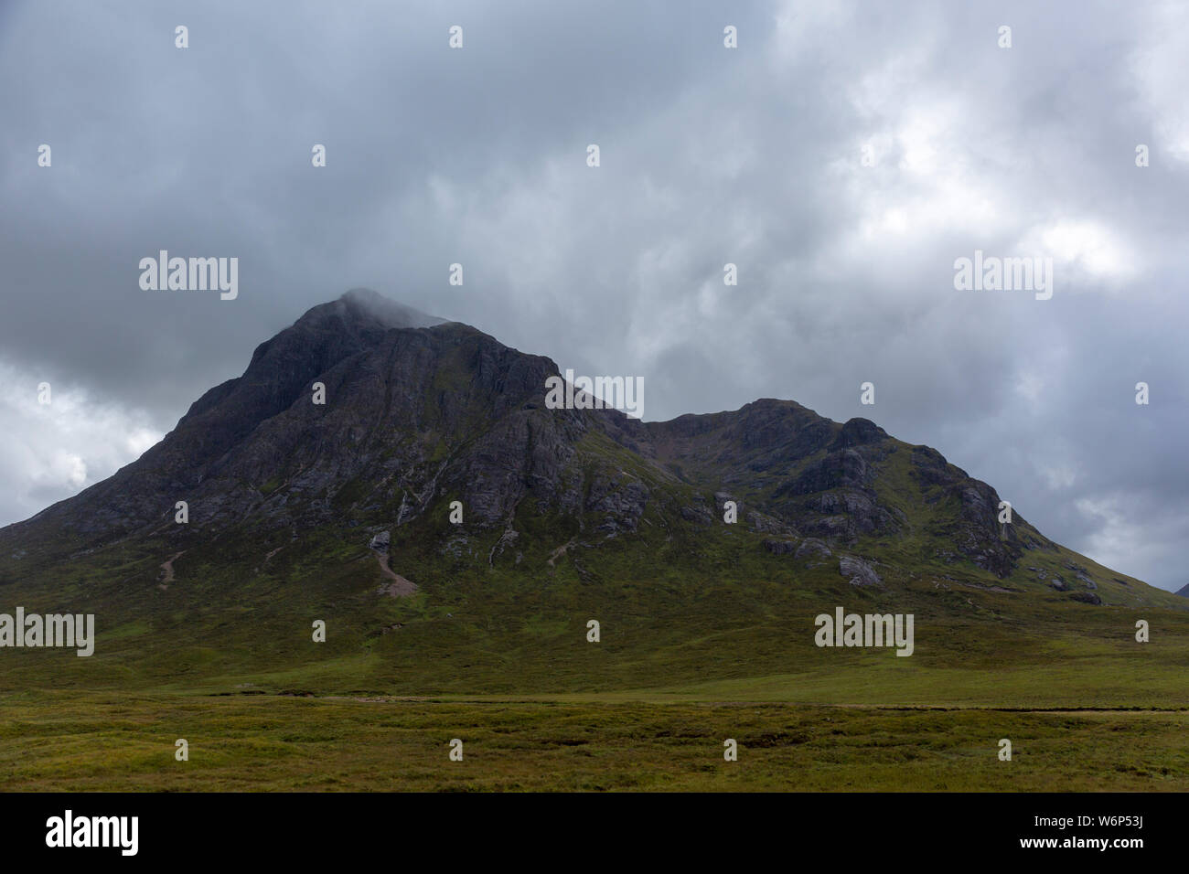 View of Buachaille etive mor in the Scottish Highlands Stock Photo