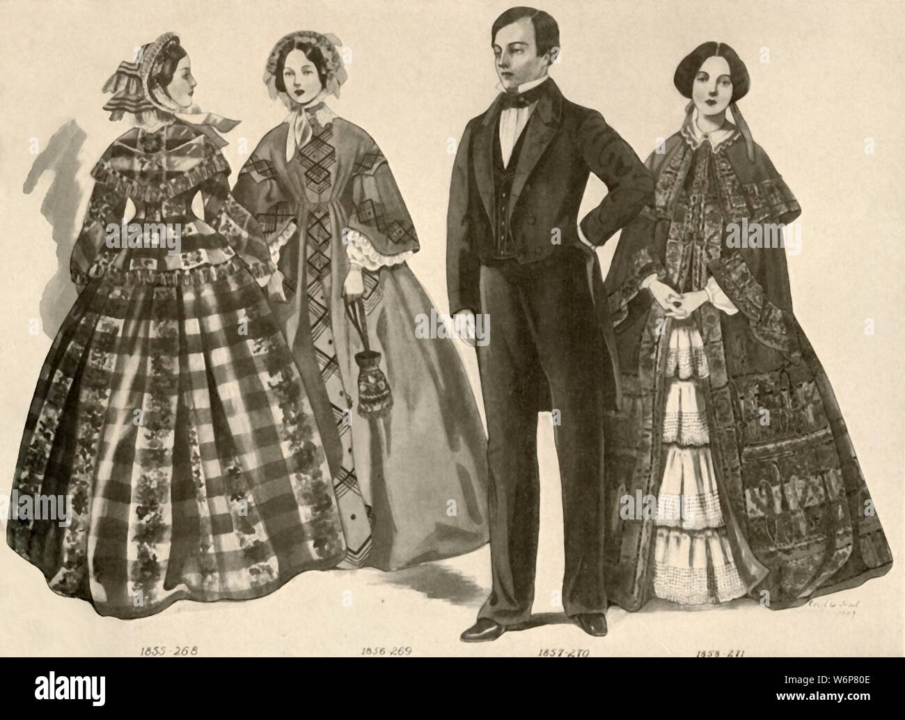 1850 clothing hi-res stock photography and images - Alamy