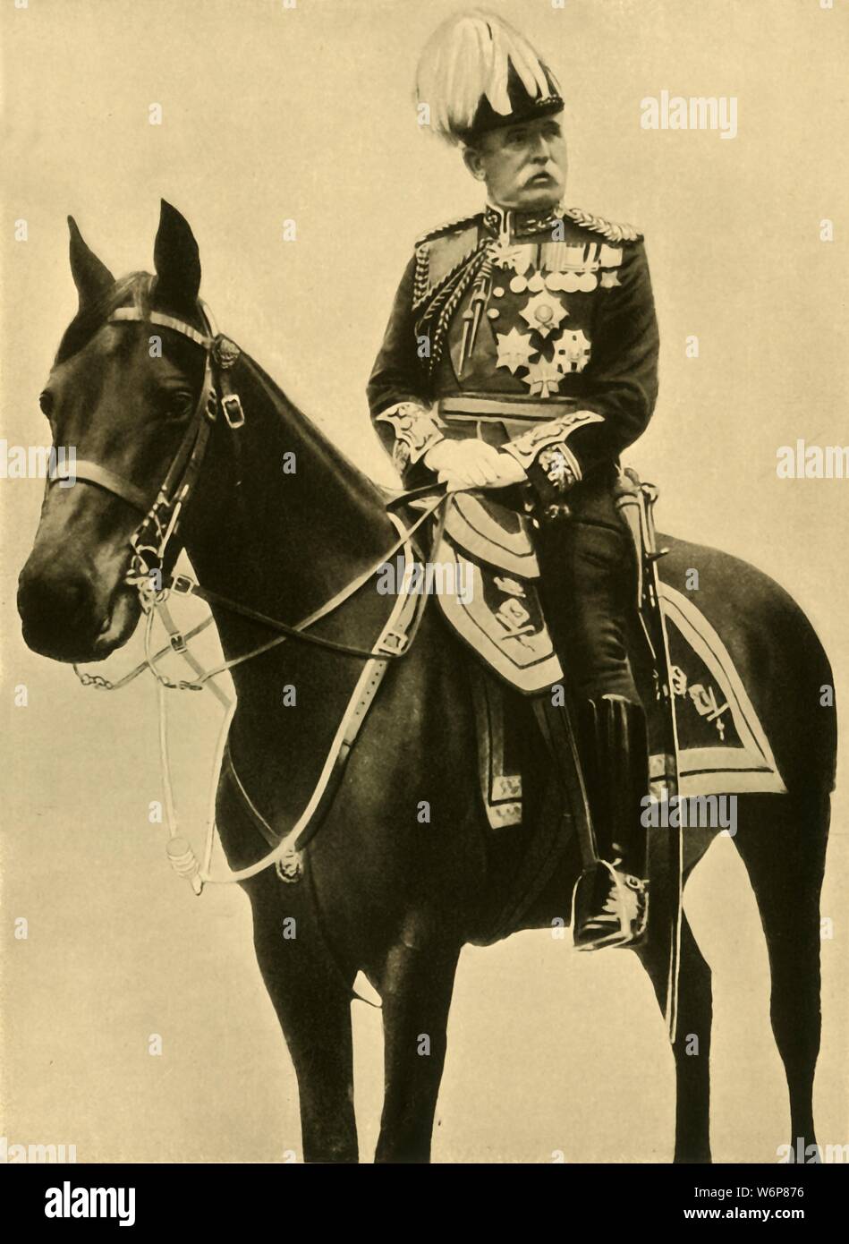 'Field Marshal Viscount French', c1914, (c1920). Portrait of John ...