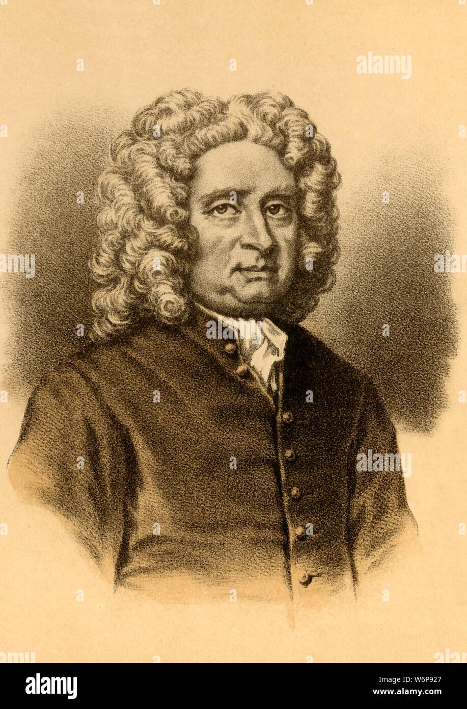 'Thomas Southerne', c1710, (c1880). Thomas Southerne (1660-1746) Irish dramatist.  [Blackie &amp; Son, London, Glasgow &amp; Edinburgh] Stock Photo