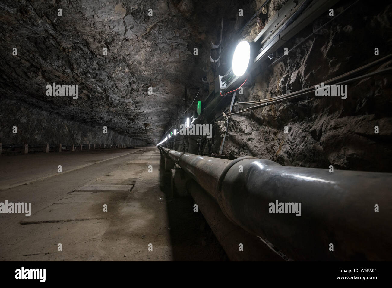 Underneath the Rock of Gibraltar lies the Great North Road, a tunnel