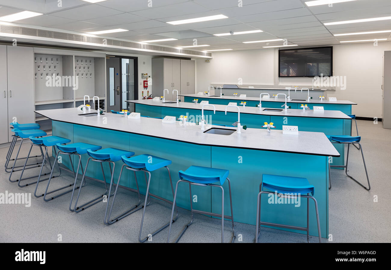 STEM (Science, Technology, Engineering and Maths) classroom at Ardingly College, Haywards Heath Stock Photo