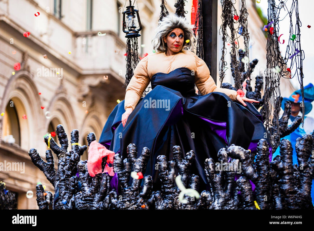 Carnival Ride in Rome, Italy Stock Photo