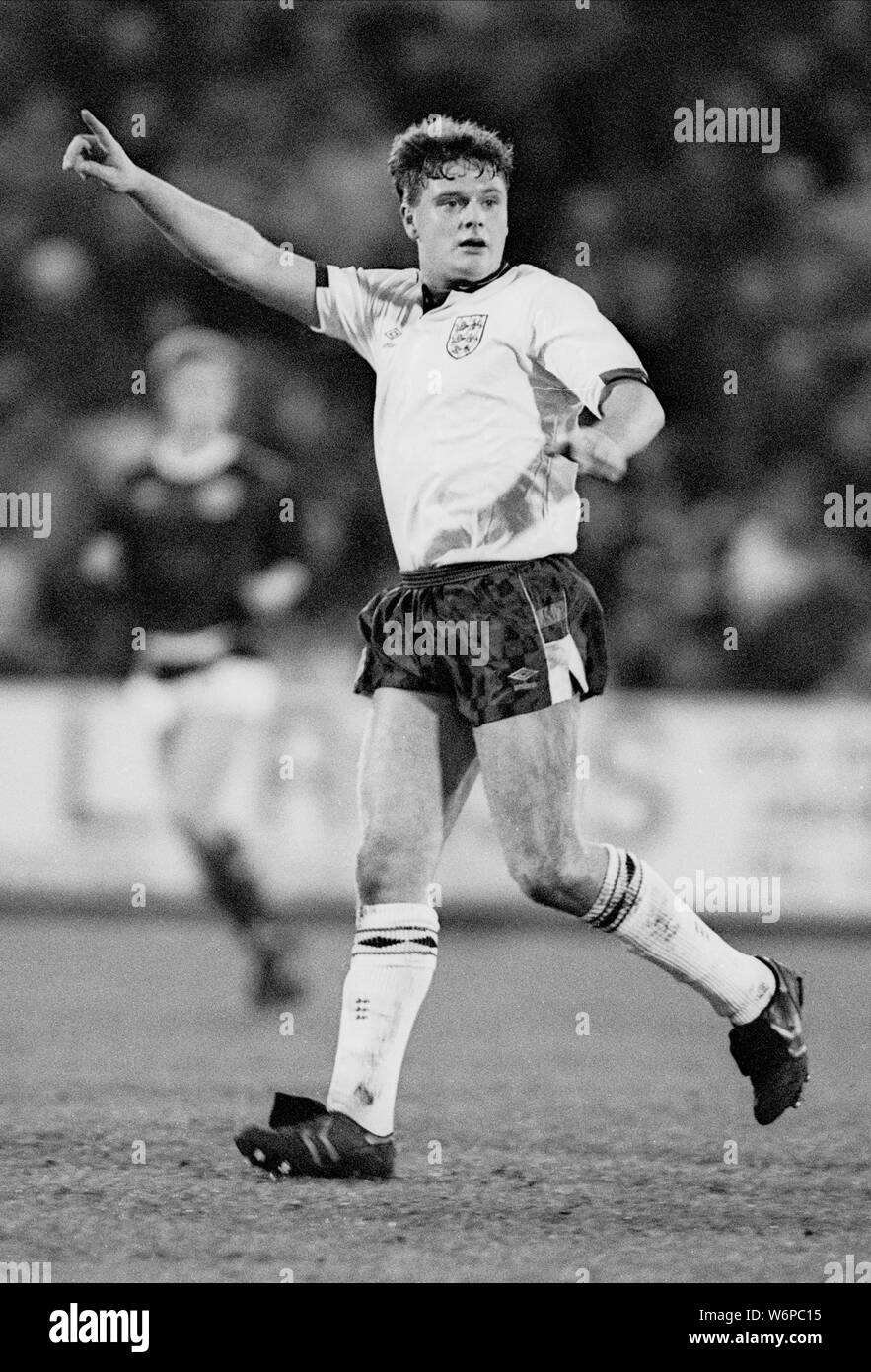 PAUL GASCOIGNE, ENGLAND and NEWCASTLE UNITED FC, 1988 Stock Photo Alamy