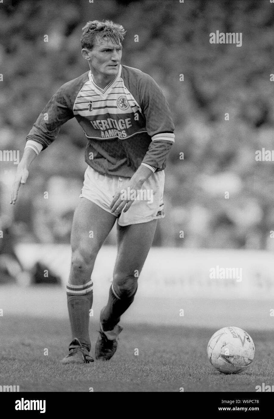 TONY MOWBRAY, MIDDLESBROUGH FC, 1989 Stock Photo