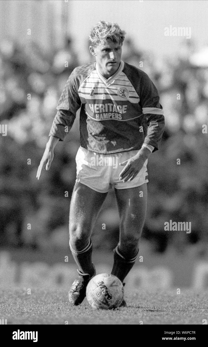 TONY MOWBRAY, MIDDLESBROUGH FC, 1987 Stock Photo