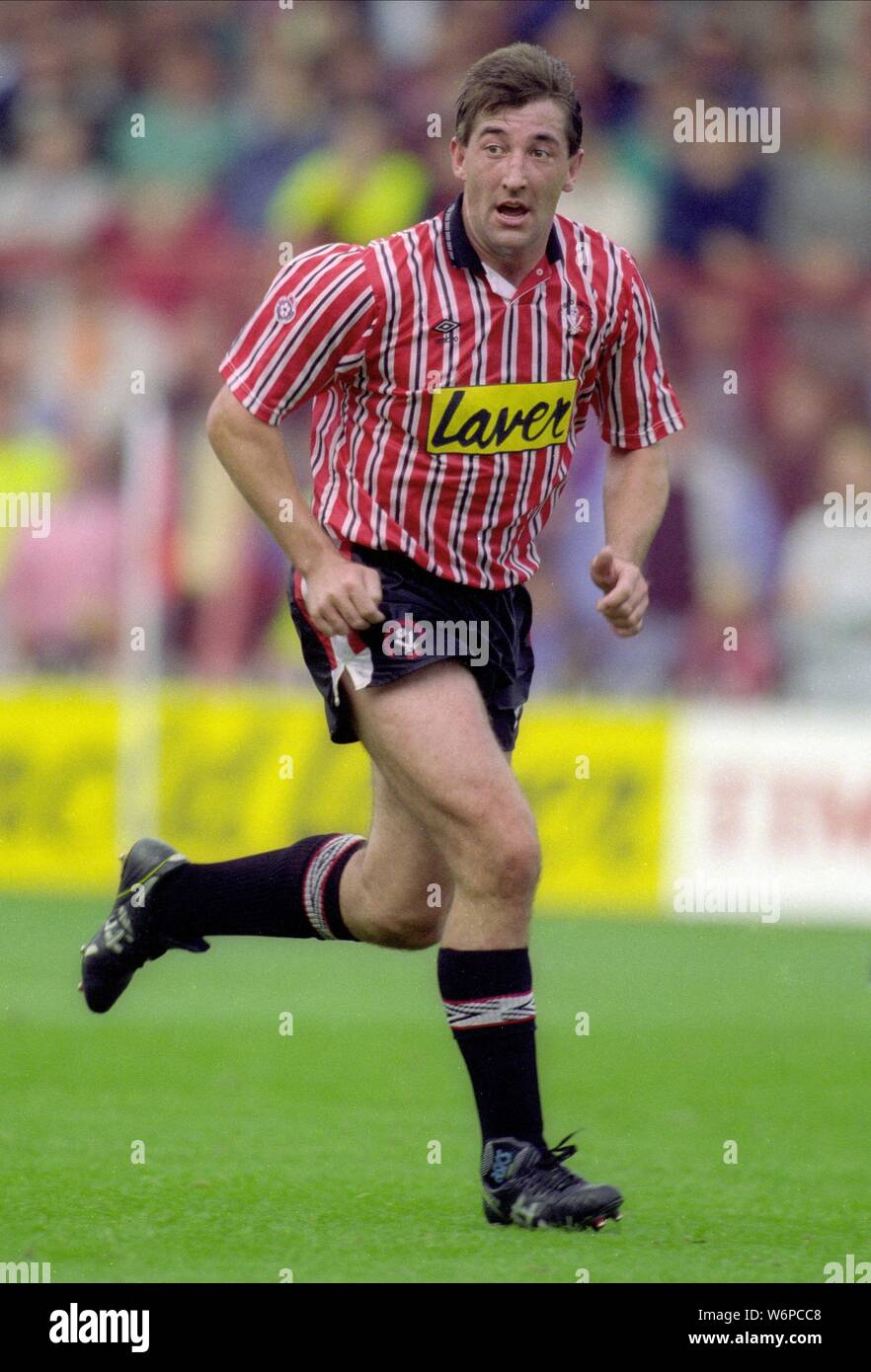 BILLY WHITEHURST SHEFFIELD UNITED FC 1990 Stock Photo Alamy