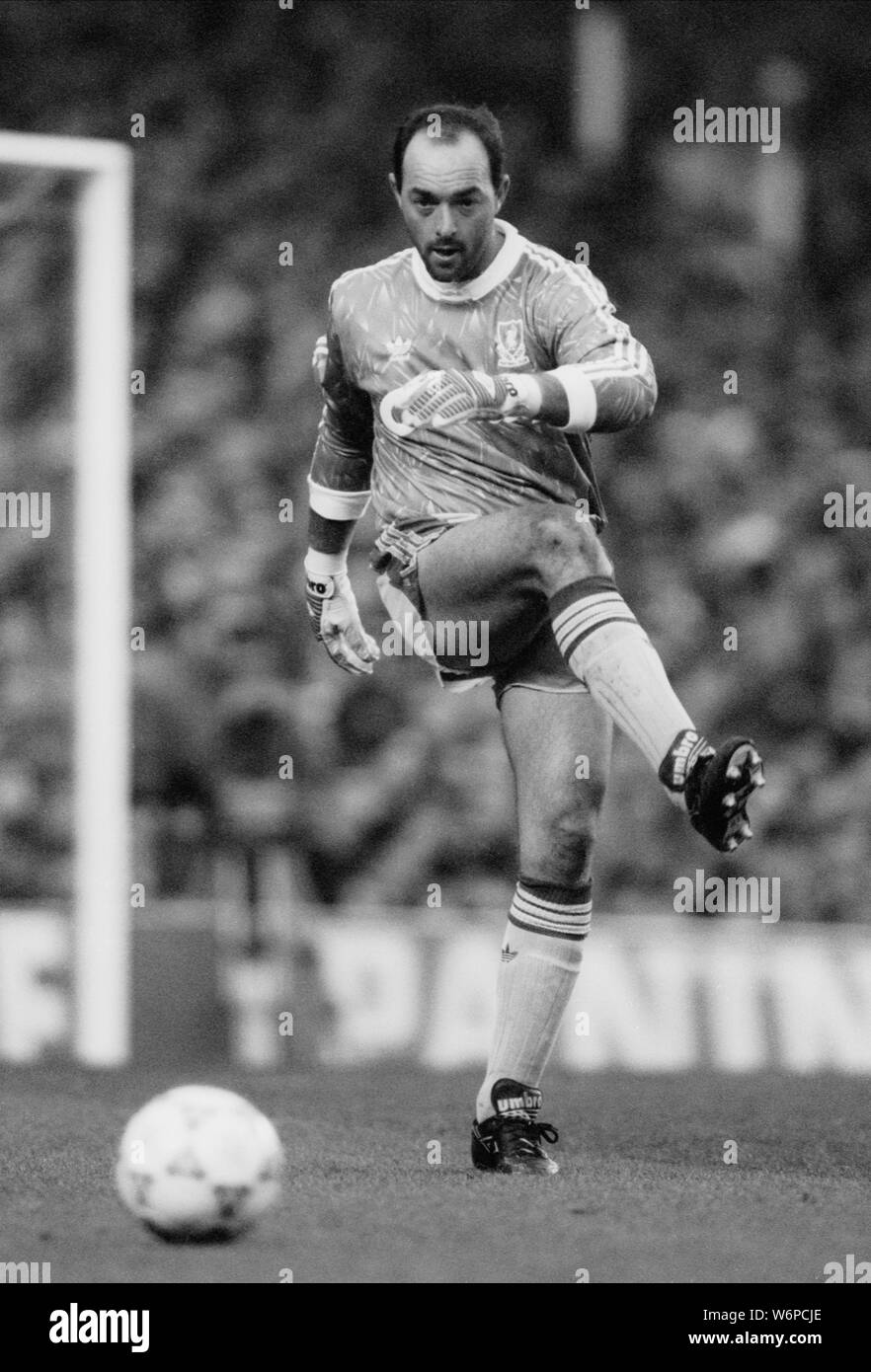 BRUCE GROBBELAAR, LIVERPOOL FC, 1990 Stock Photo