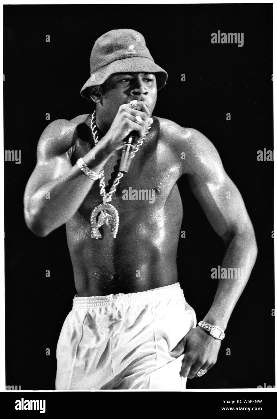 James Todd Smith, known professionally as LL Cool J, is an American rapper, record producer, actor, author and entrepreneur from Queens, New York, performing in early 1980's in Los Angeles with Run DMC, is also an author, investor, producer etc... Stock Photo
