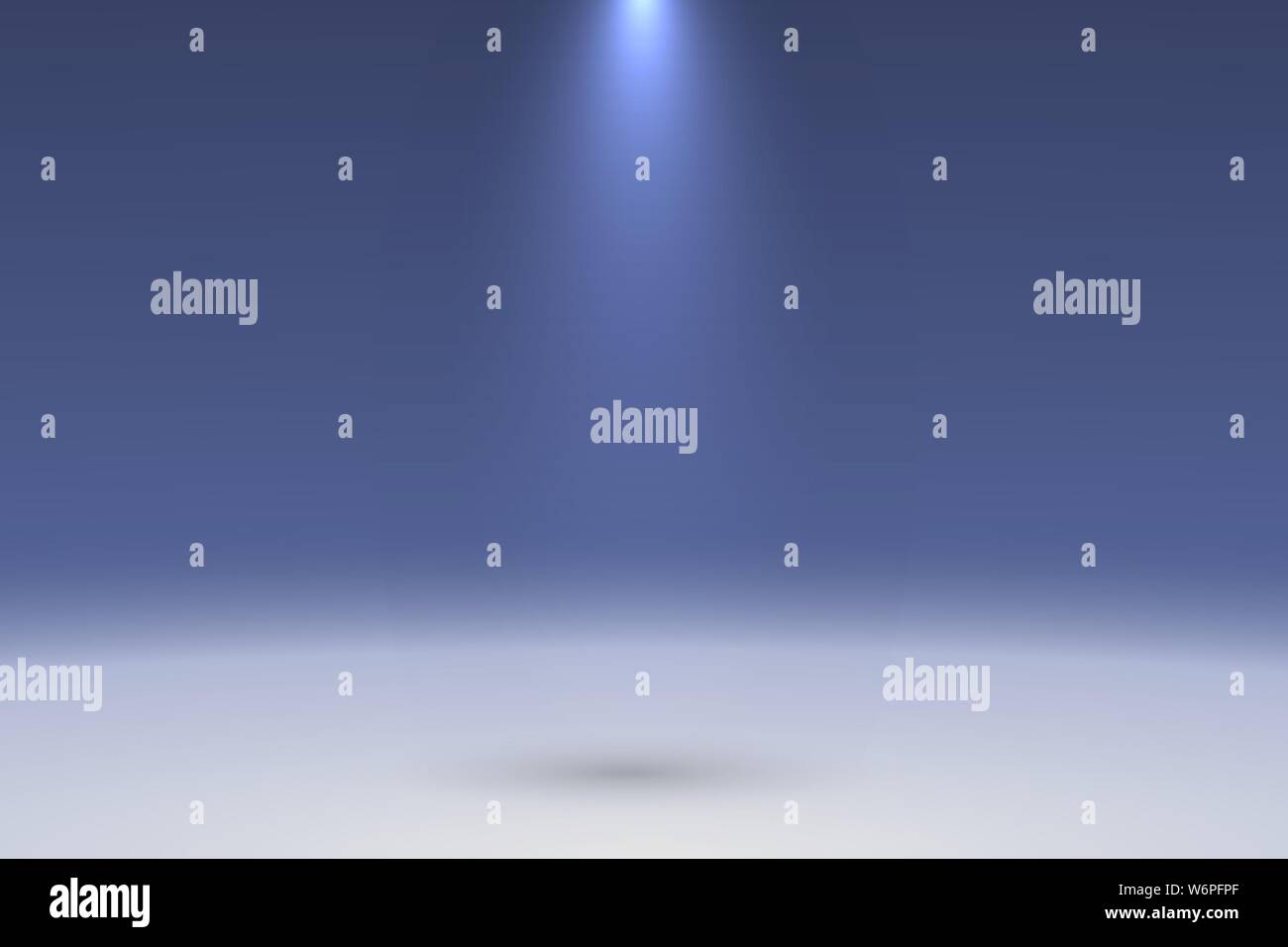Blue Empty color studio room with shadow and spotlight background ...