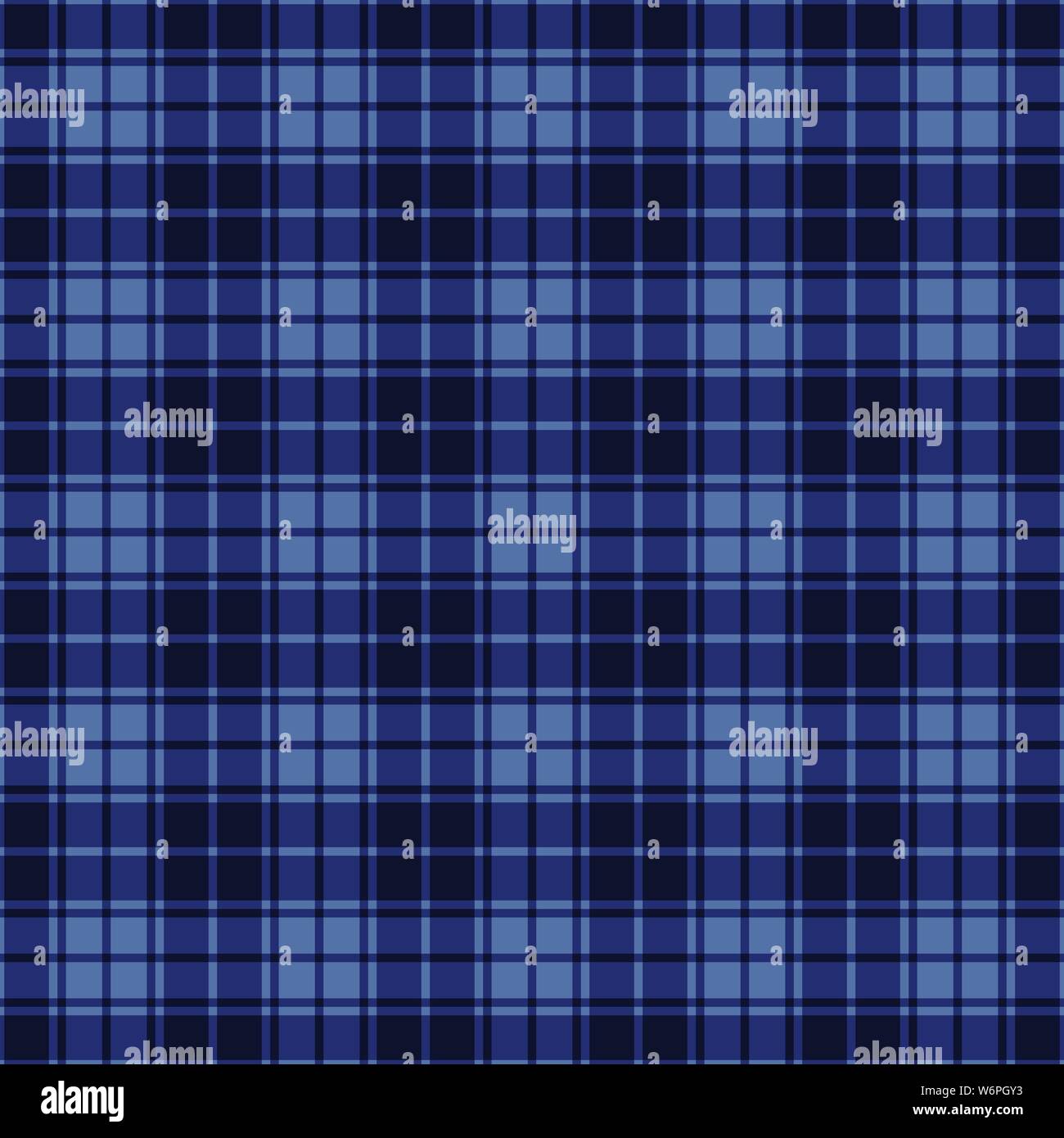 Blue Gingham seamless plaid pattern . Template for your design Stock ...