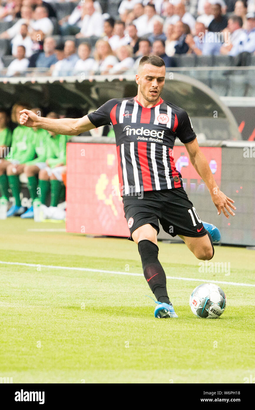 Frankfurt, Deutschland. 02nd Aug, 2019. Frankfurt (F) - FC Flora Tallinn (Flora) 2: 1, on 01.08. 2019 in Frankfurt/Germany. | Usage worldwide Credit: dpa/Alamy Live News Stock Photo