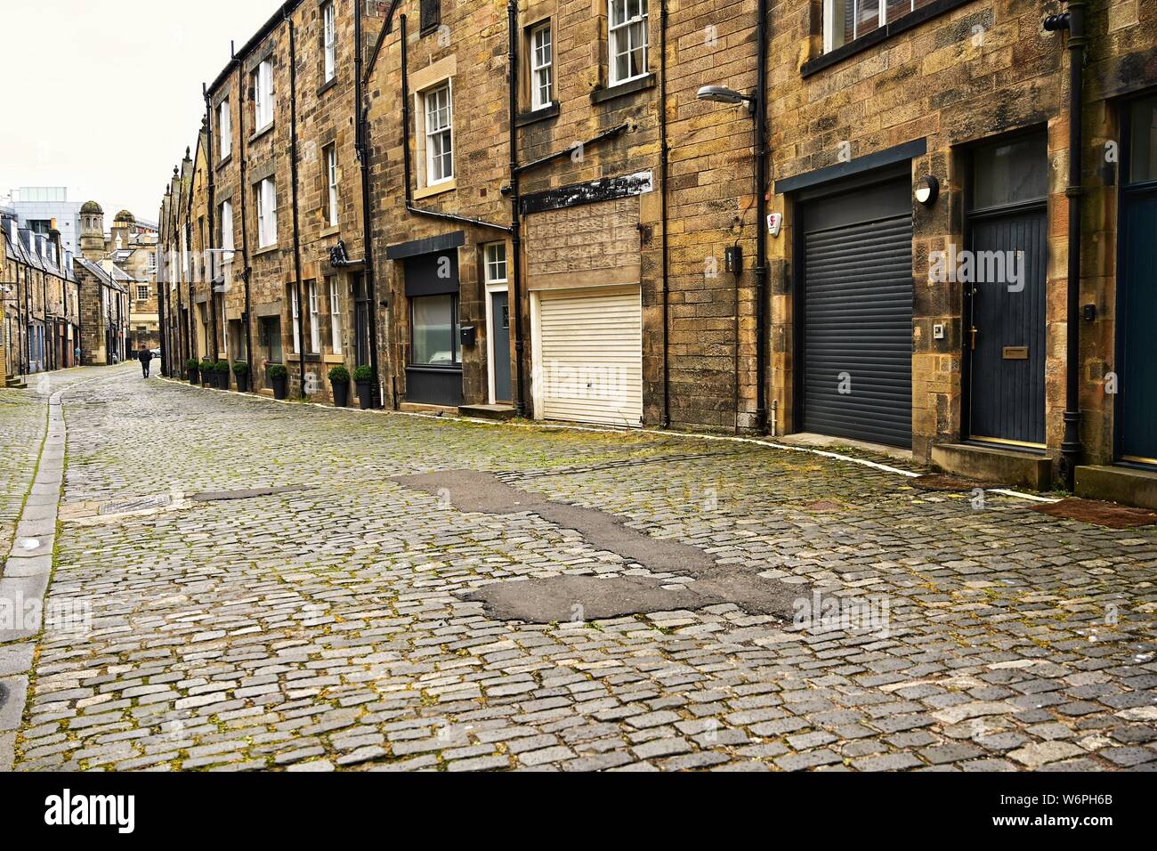 Street in Edinburgh Haymarket Stock Photo