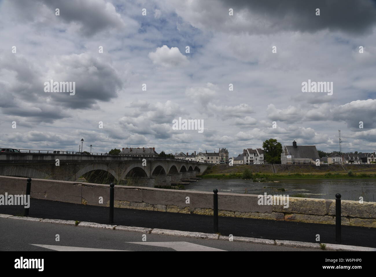 Amboise, Loire Valley, France is known for the Château d'Amboise Stock