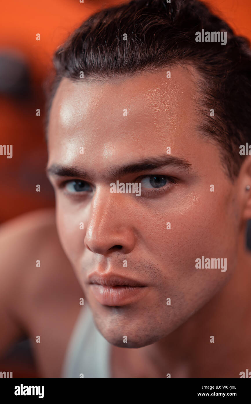 Dark Haired Blue Eyed Man Stock Photos Dark Haired Blue Eyed Man