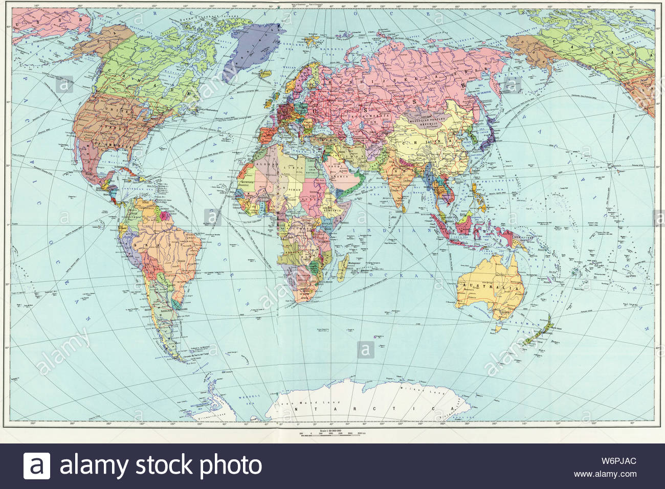 Printable World Map High Resolution Stock Photography And Images