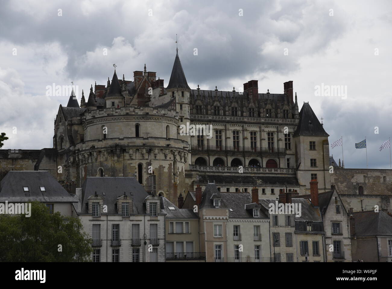 Amboise, Loire Valley, France is known for the Château d'Amboise Stock