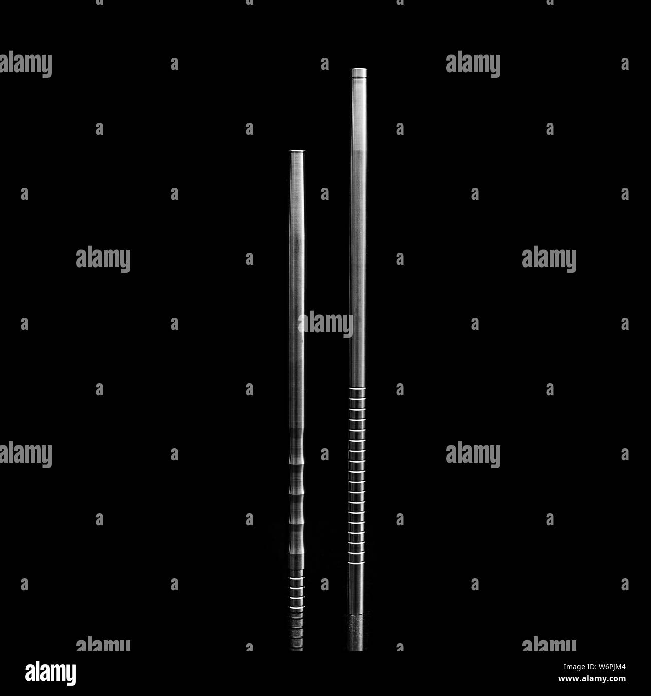 Hookah metal mouthpiece isolated on black background Stock Photo Alamy