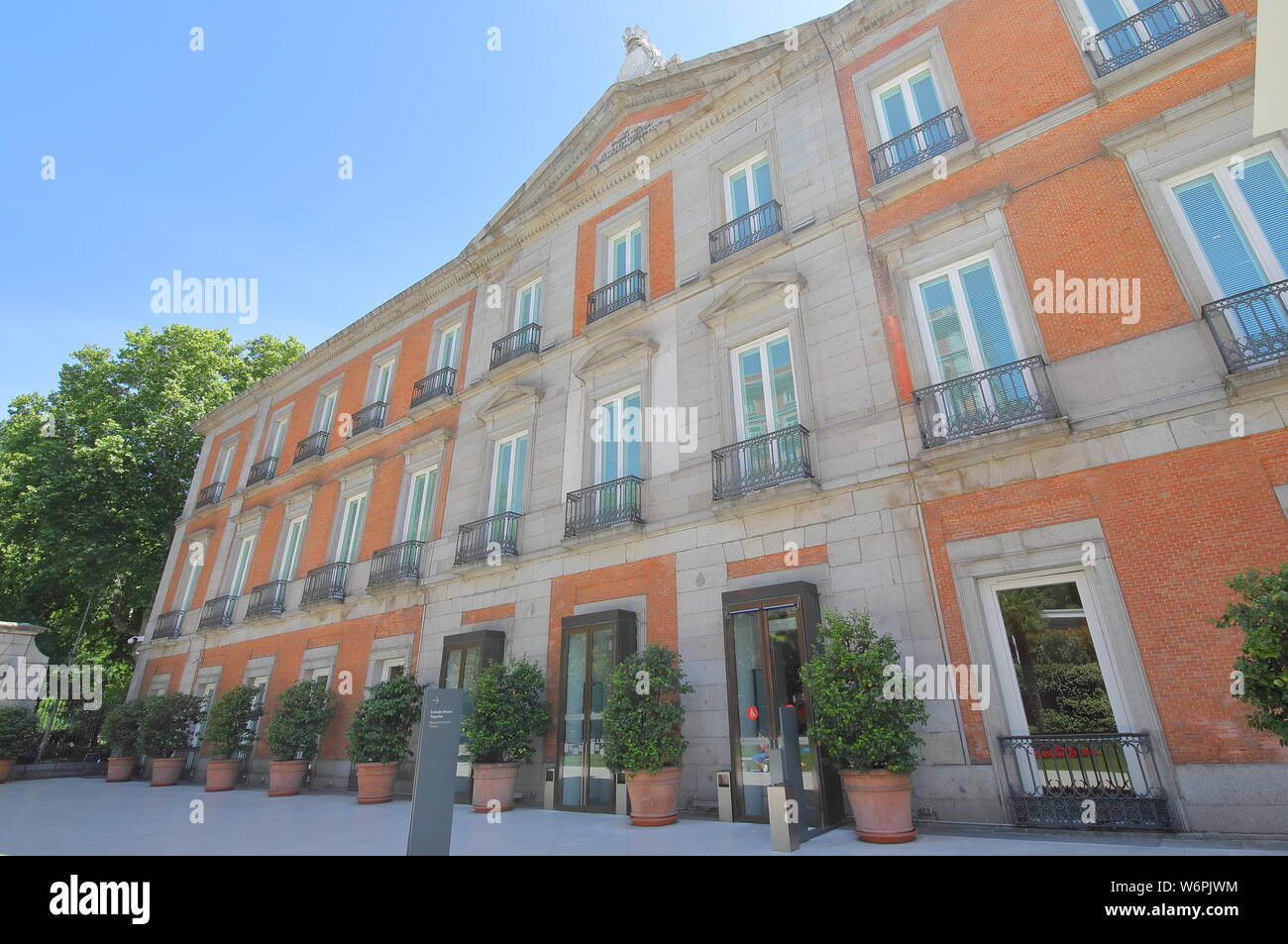 National museum of Thyssen Bornemisza Stock Photo