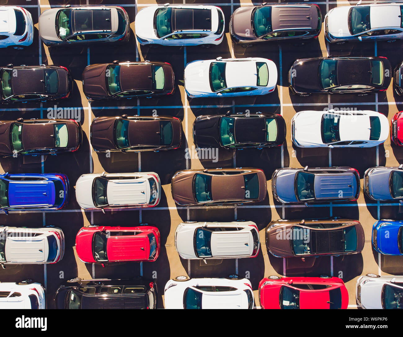 Top View Parking Lot Design High Resolution Stock Photography and ...