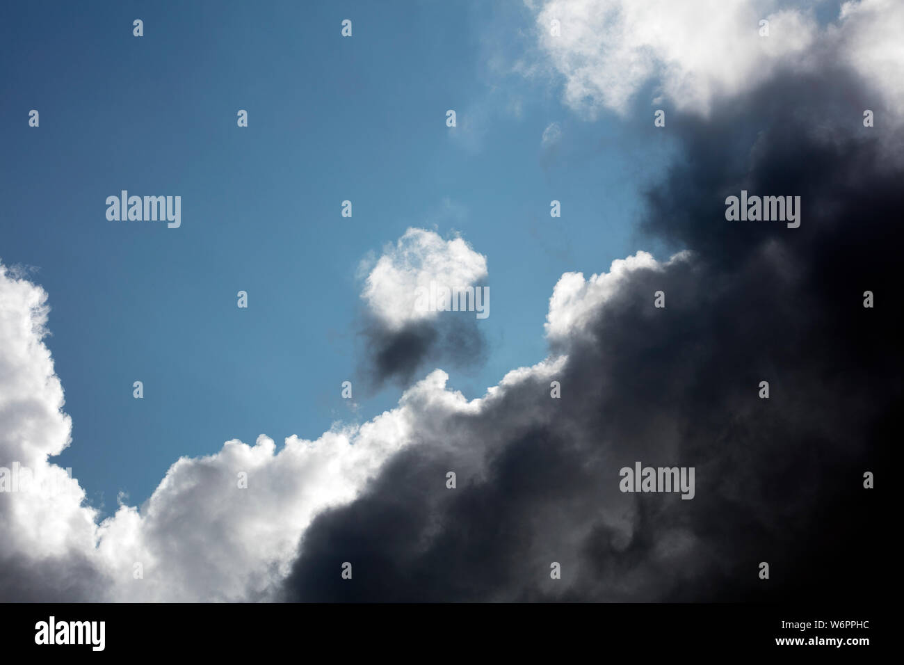 Dramatic sky with clouds background fine art in high quality prints products Stock Photo