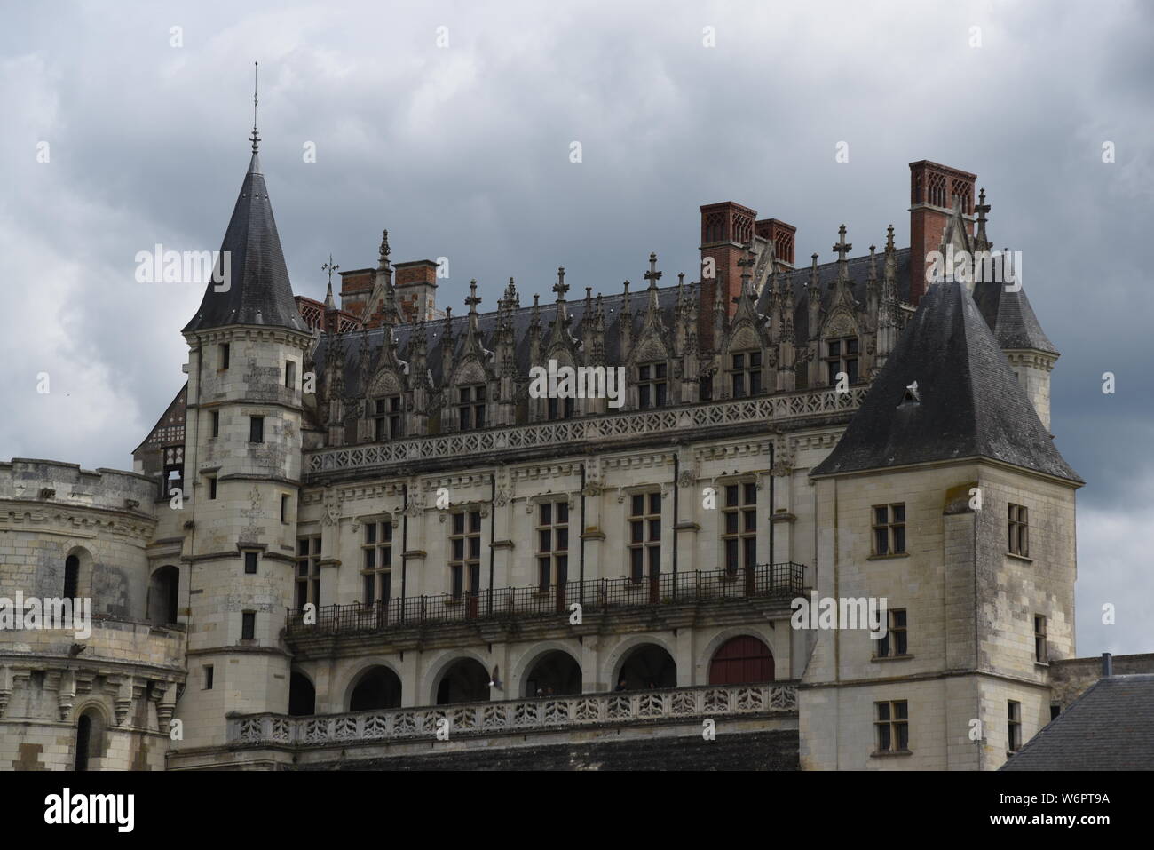 Amboise, Loire Valley, France is known for the Château d'Amboise Stock