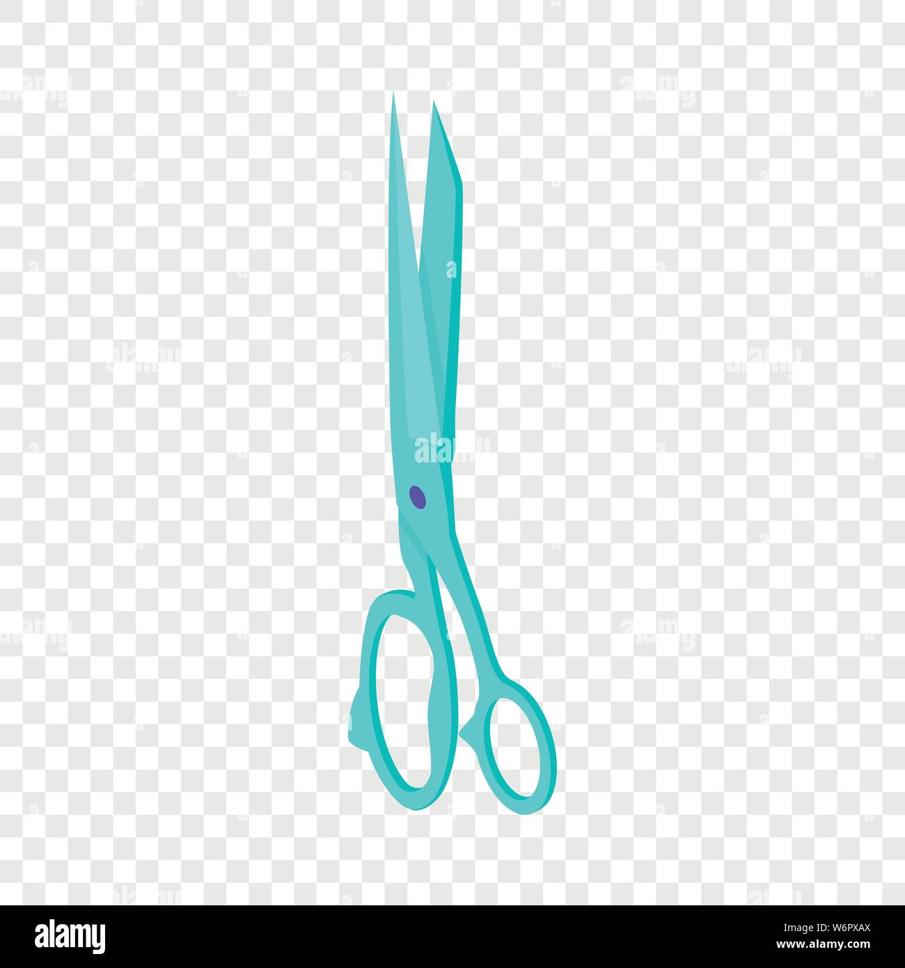 Metal scissors icon isometric hi-res stock photography and images - Alamy