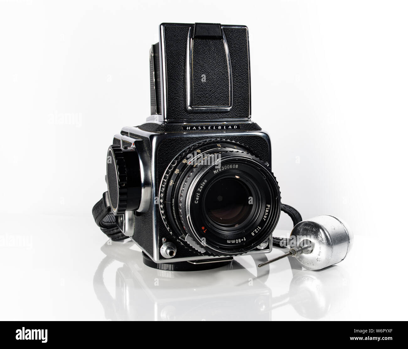 Old film Hasselblad camera Stock Photo - Alamy