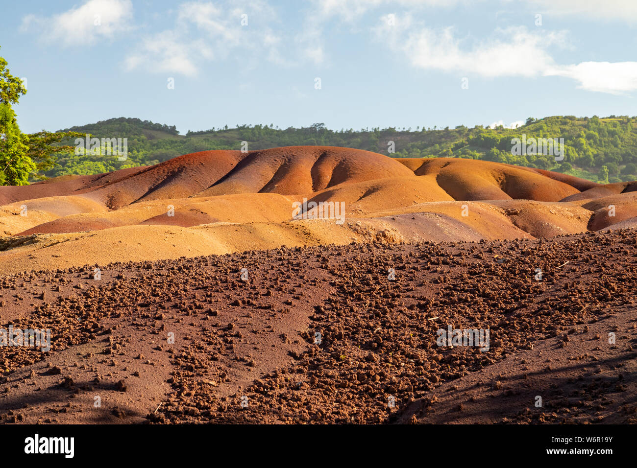 Seven coloured earth (sandstone formation with seven colours) on ...