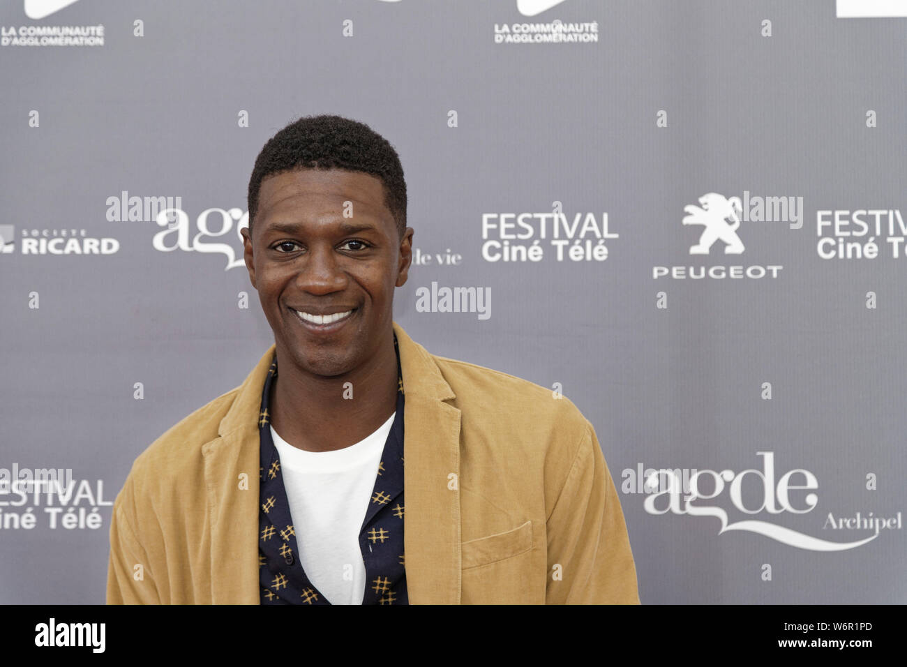 Cap of Agde, France.22th June, 2019. David Baiot attends The Herault