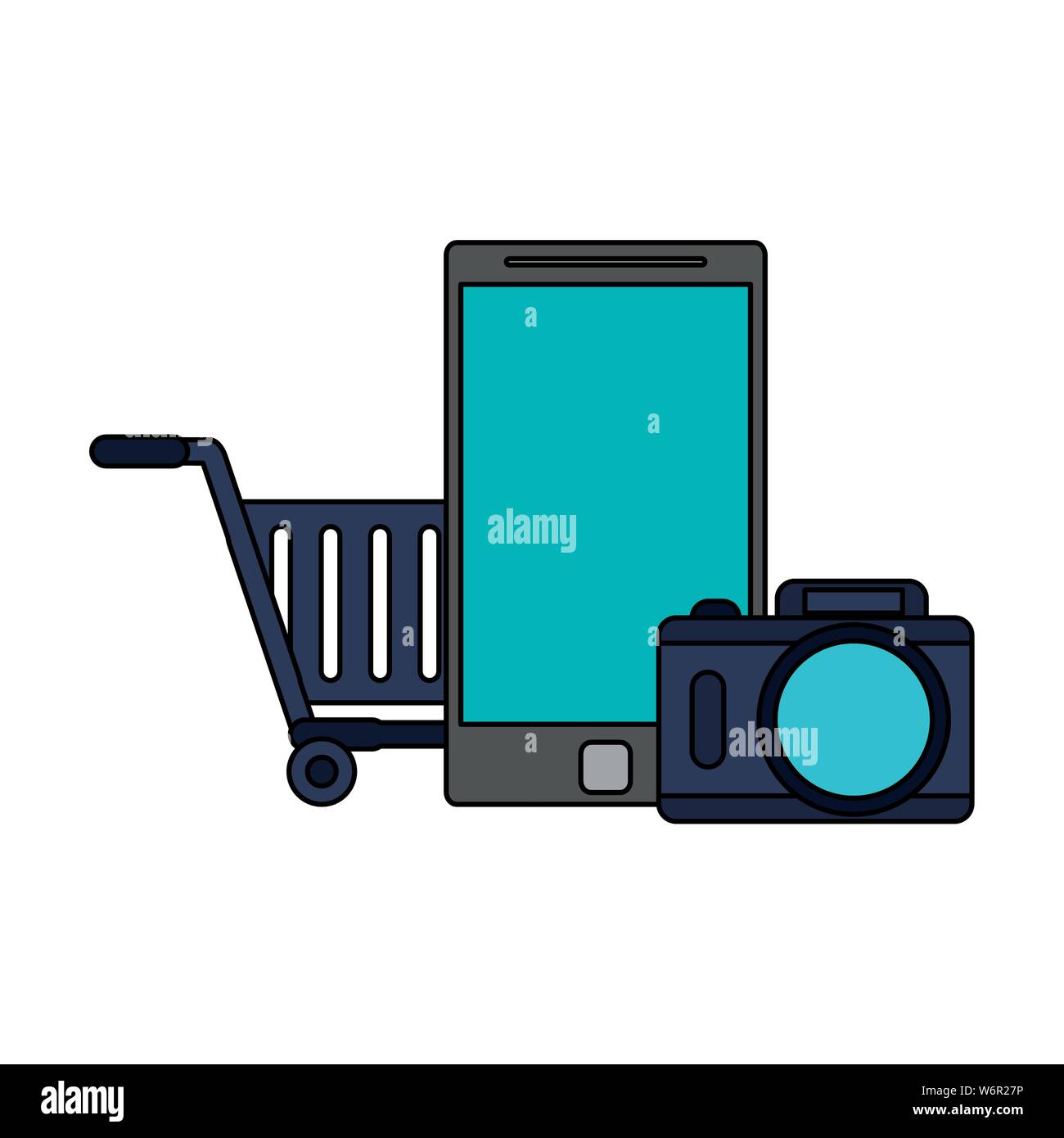 online shopping ecommerce sale cartoon Stock Vector Image & Art - Alamy