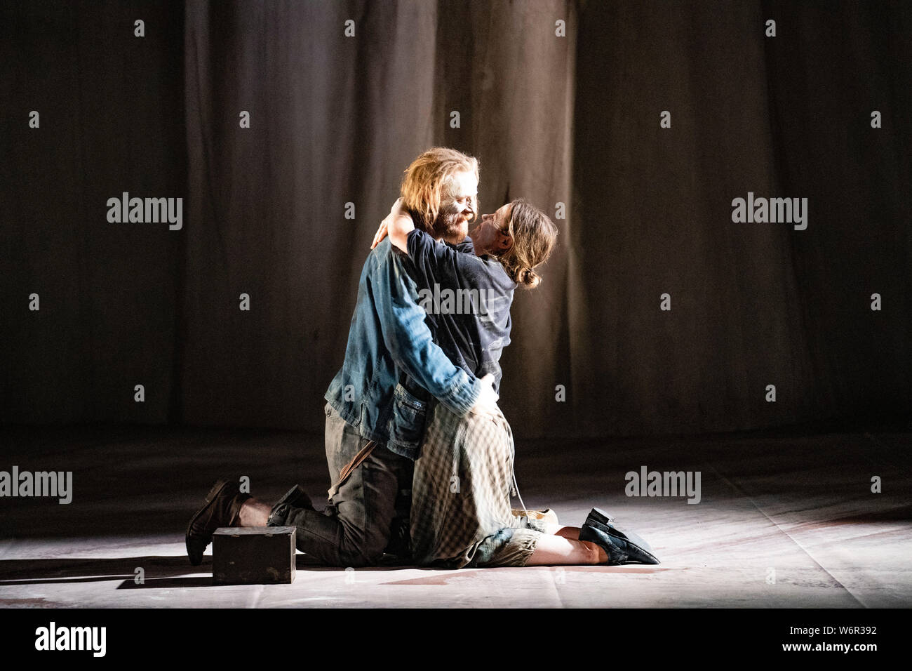 Edinburgh, Scotland, UK. 2nd Aug, 2019. Preview performance of extracts from the play The Secret River by Sydney Theatre Company at the King's Theatre . Adapted from the novel by Kate Grenville, this multi award winning stage drama charts the story of two families divided by culture and land. Credit: Iain Masterton/Alamy Live News Stock Photo