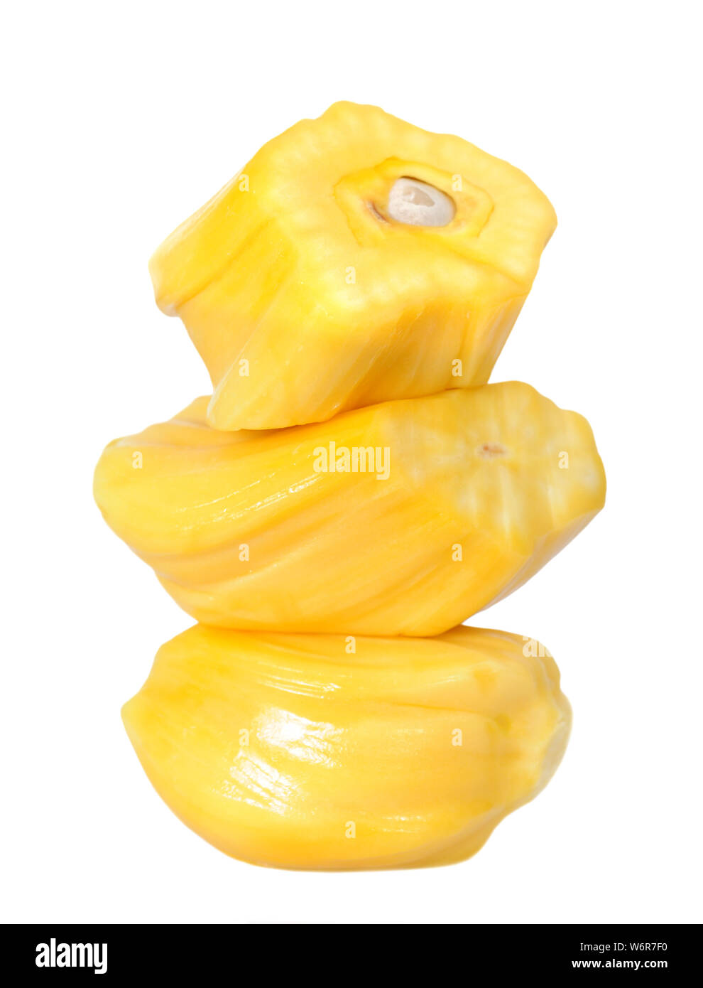 a group ripe jackfruit isolated on white background Stock Photo - Alamy