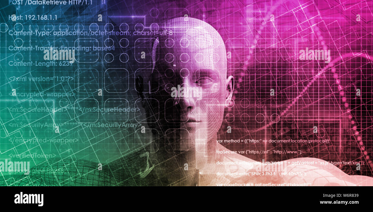 Modern Technology Solutions for Business Innovation as Concept Stock