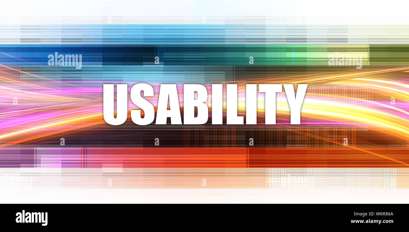 Usability Corporate Concept Exciting Presentation Slide Art Stock Photo