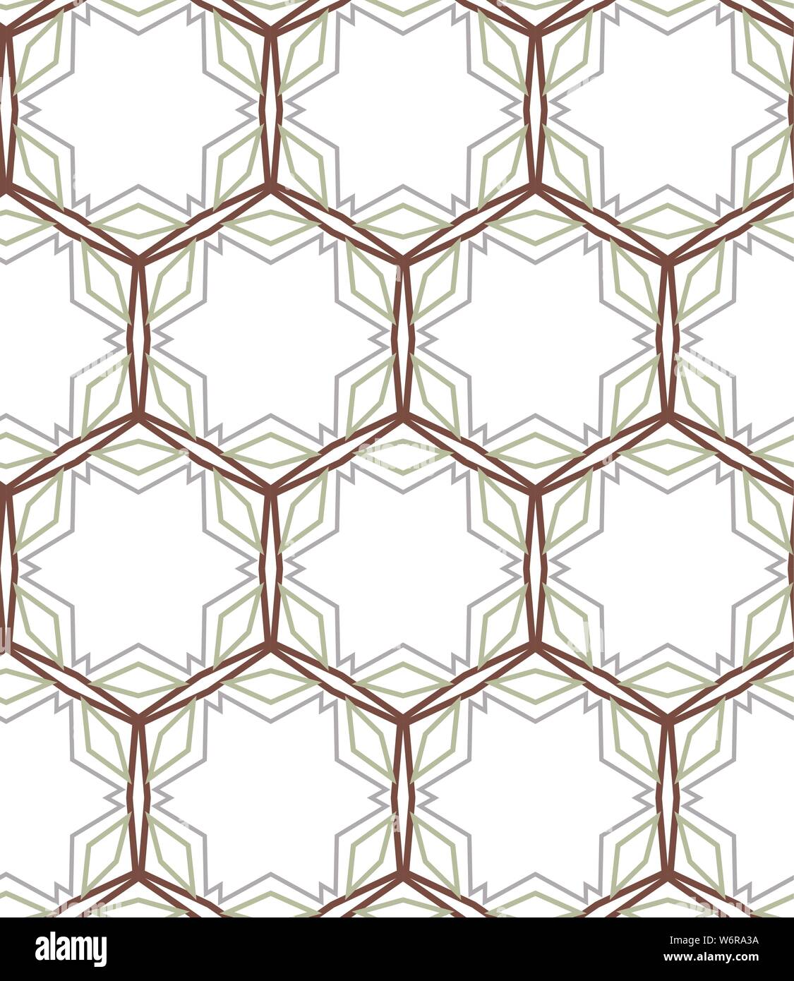 Seamless geometric ornamental vector pattern. Abstract background Stock ...