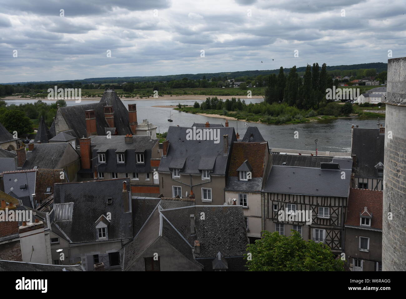 Amboise, Loire Valley, France is known for the Château d'Amboise Stock